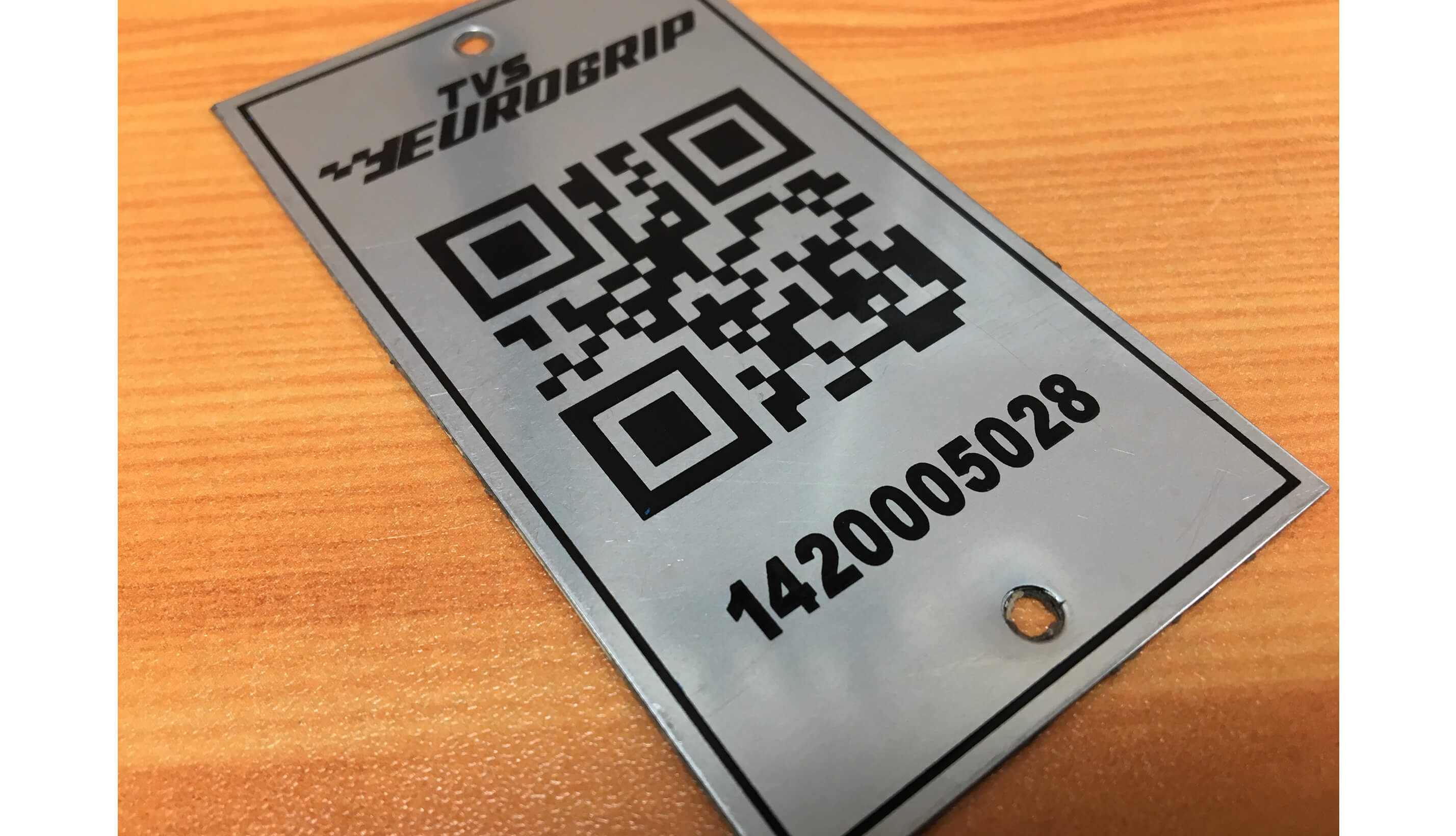 METAL QR CODE LABEL 6