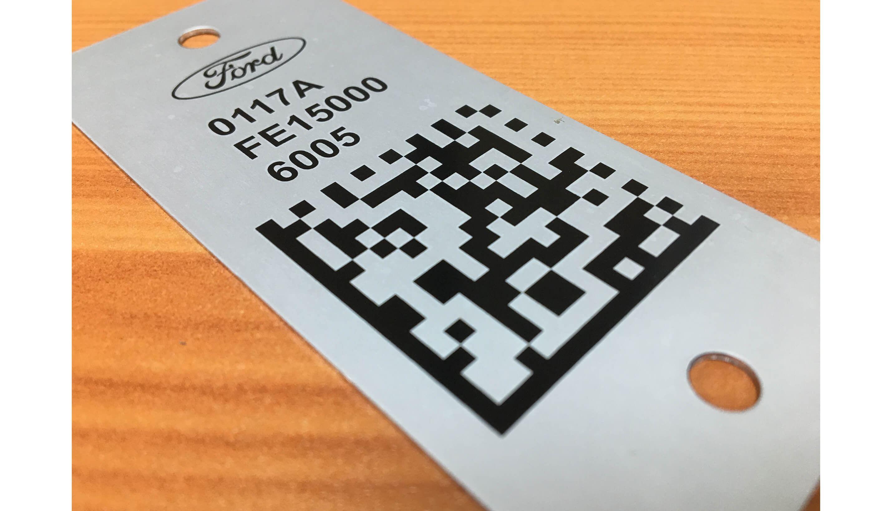 METAL QR CODE LABEL 9