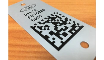 Metal Barcode 9