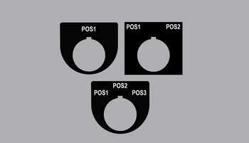 30mm Custom Legend Plate Manufacturer