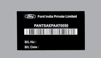 Metal Barcode Asset Tag