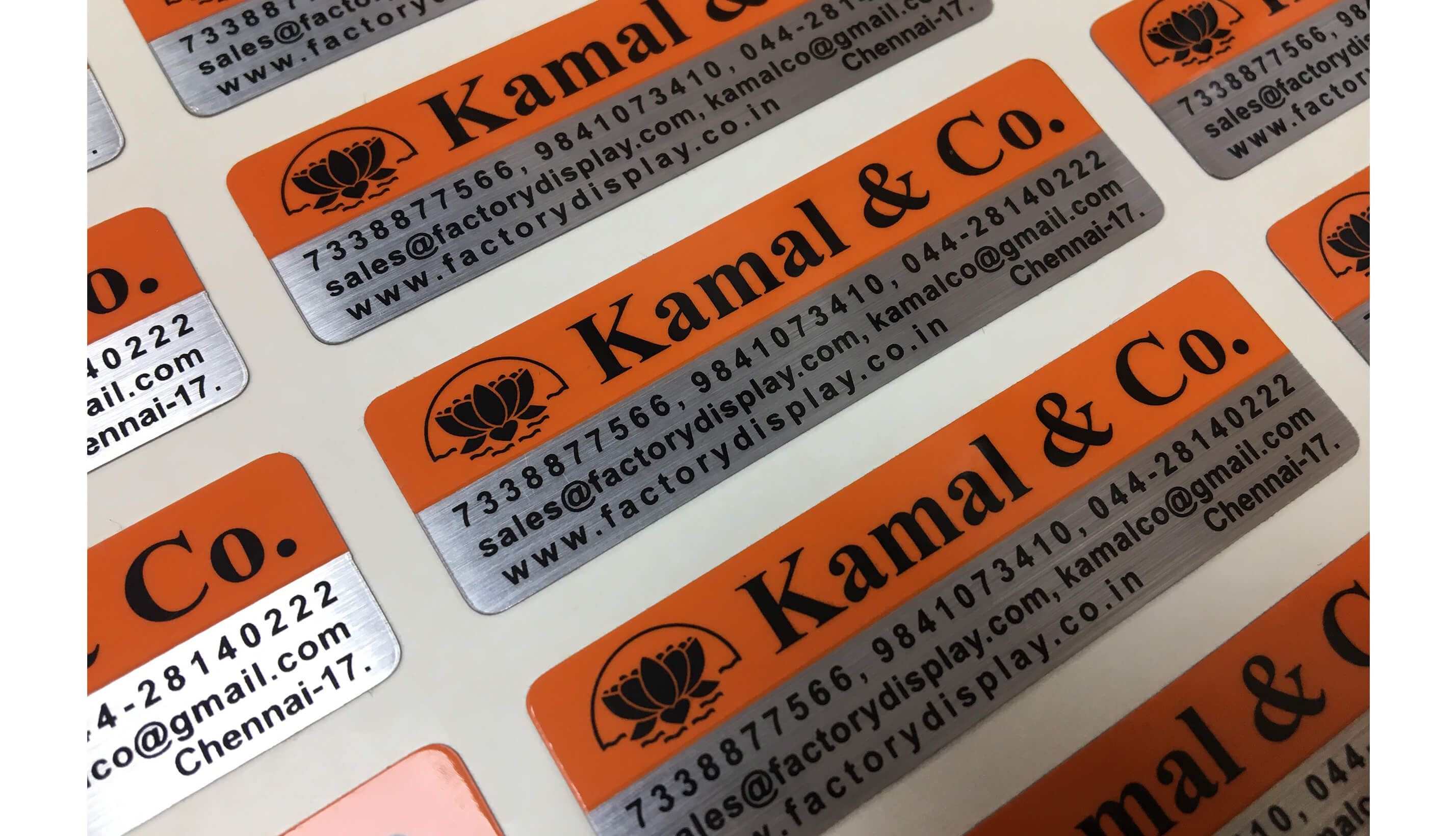 BRUSH POLYESTER STICKER 1