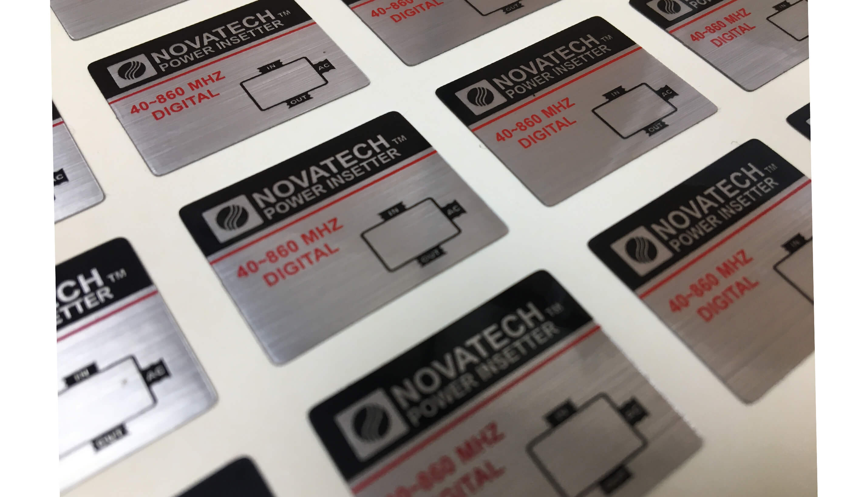 BRUSH POLYESTER STICKER 2