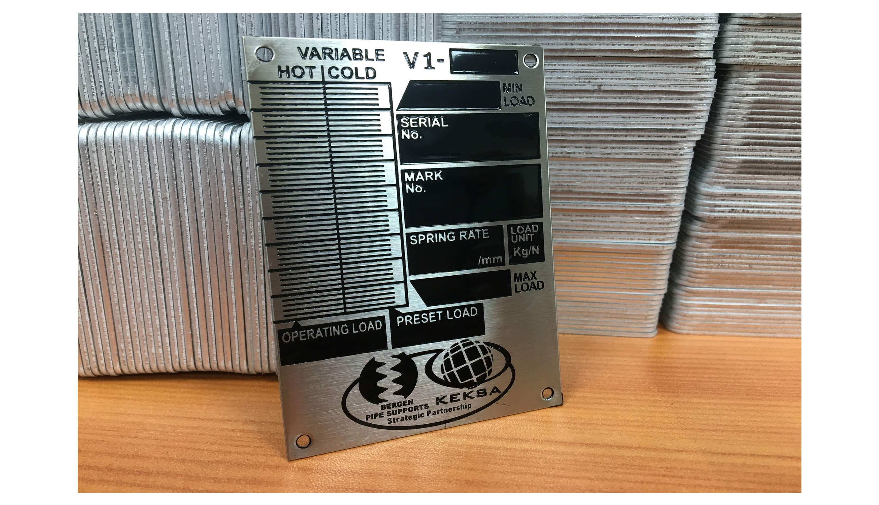 Embossed Metal Label Supplier
