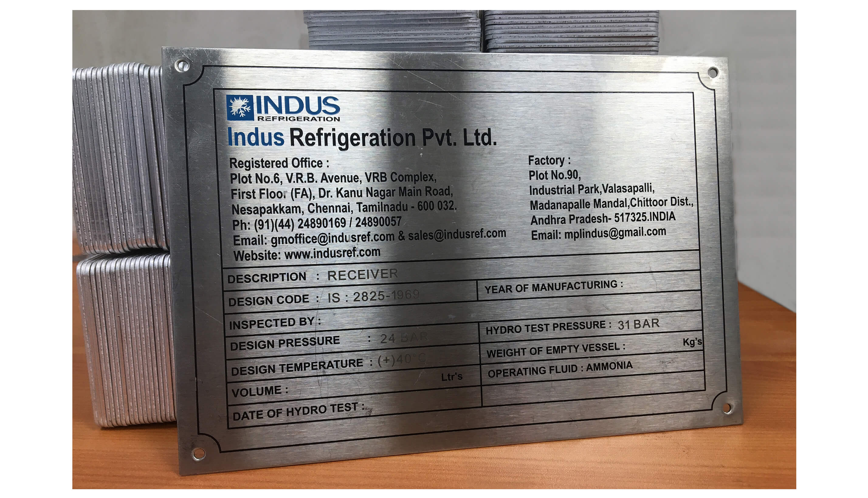 Embossed Metal Label Supplier