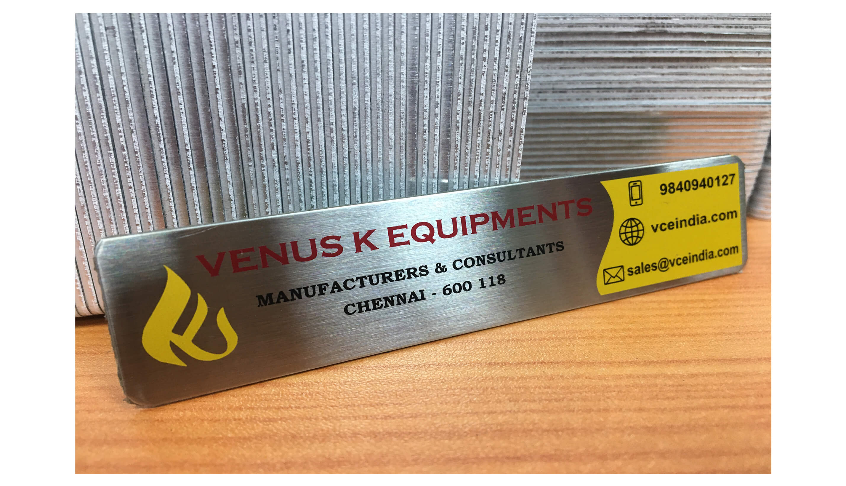 Embossed Metal Label Supplier