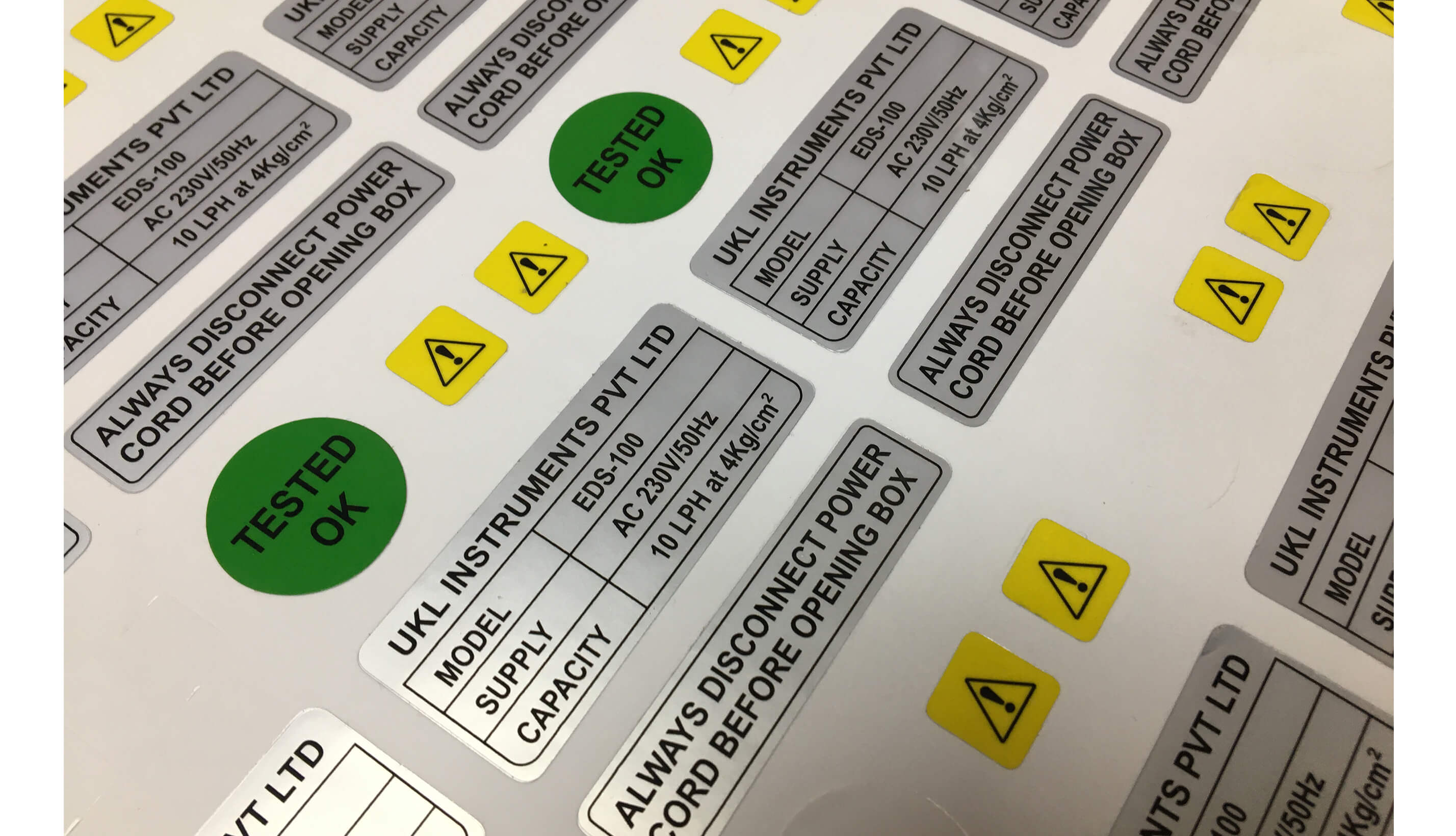 Keyboard Polyester Sticker Manufacturer