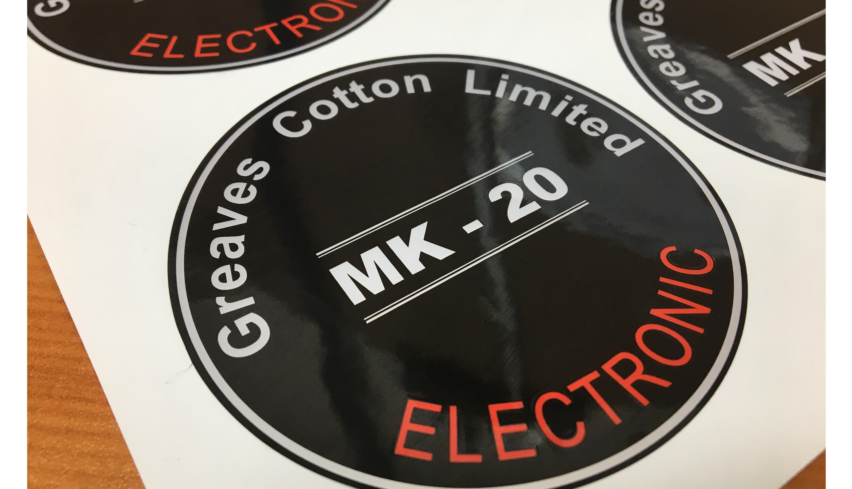 Weatherproof Polyester Label