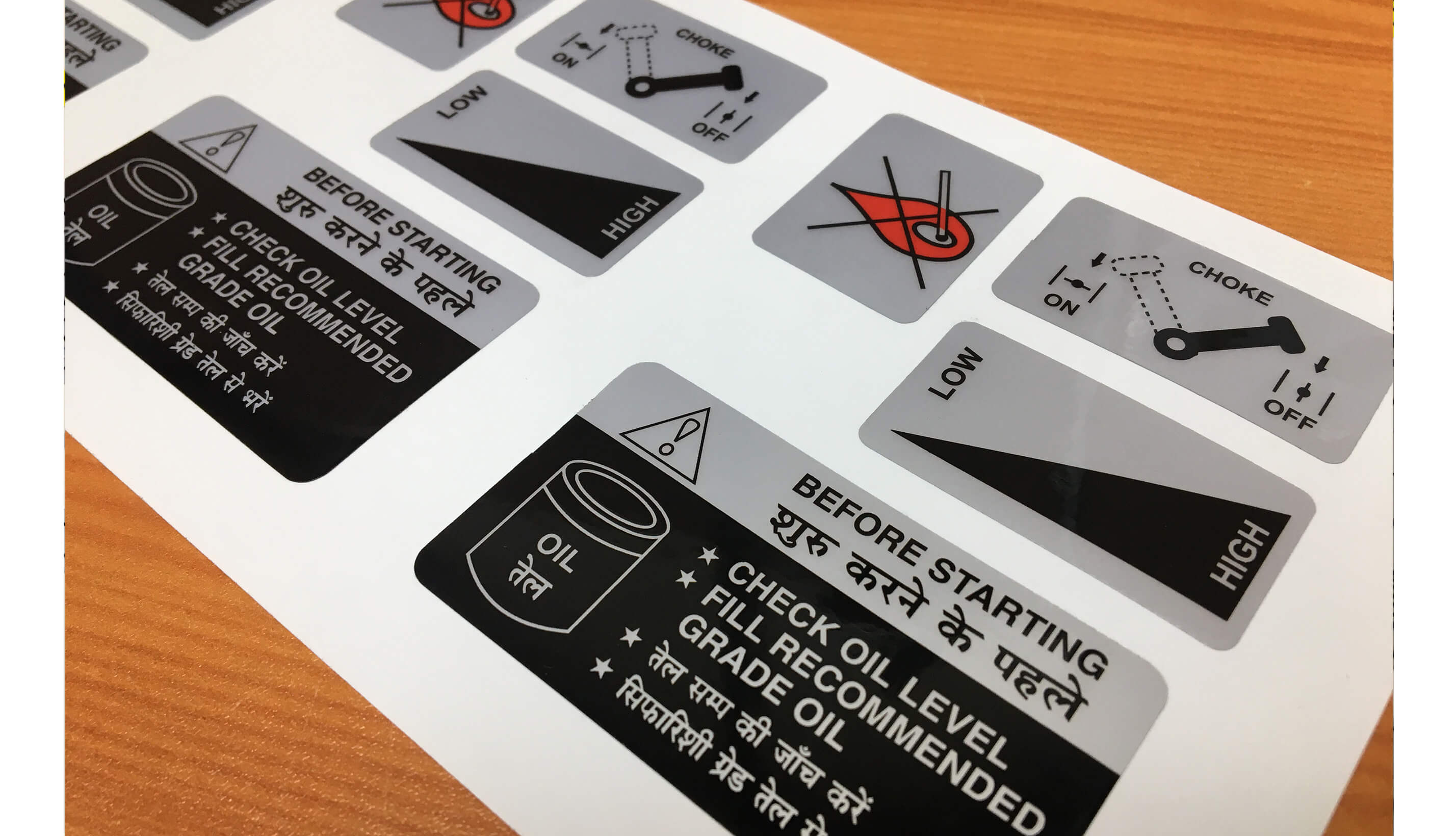 Opaque Polyester Sticker