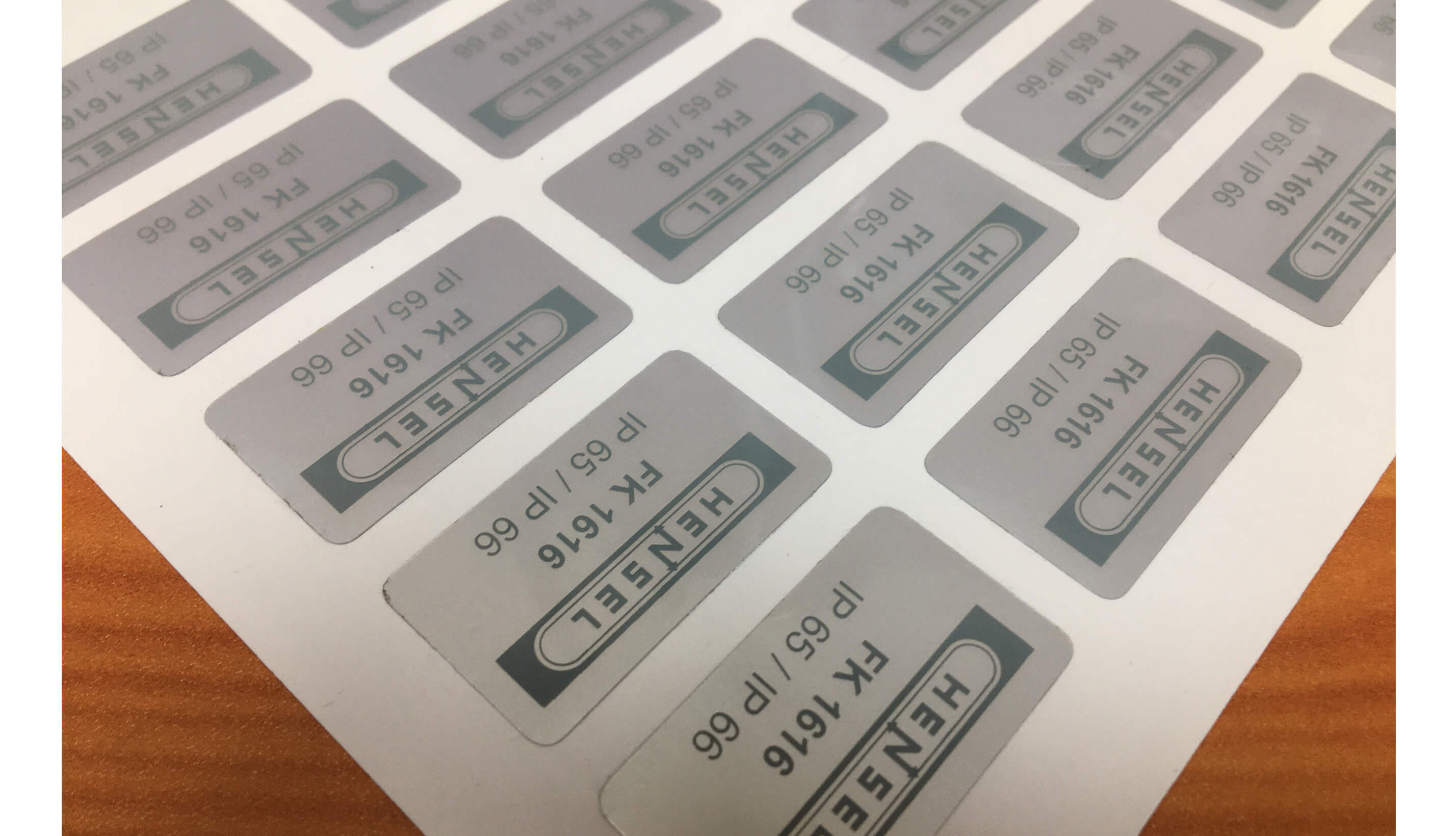 Cheap Yellow Polyester Sticker Manufacturer