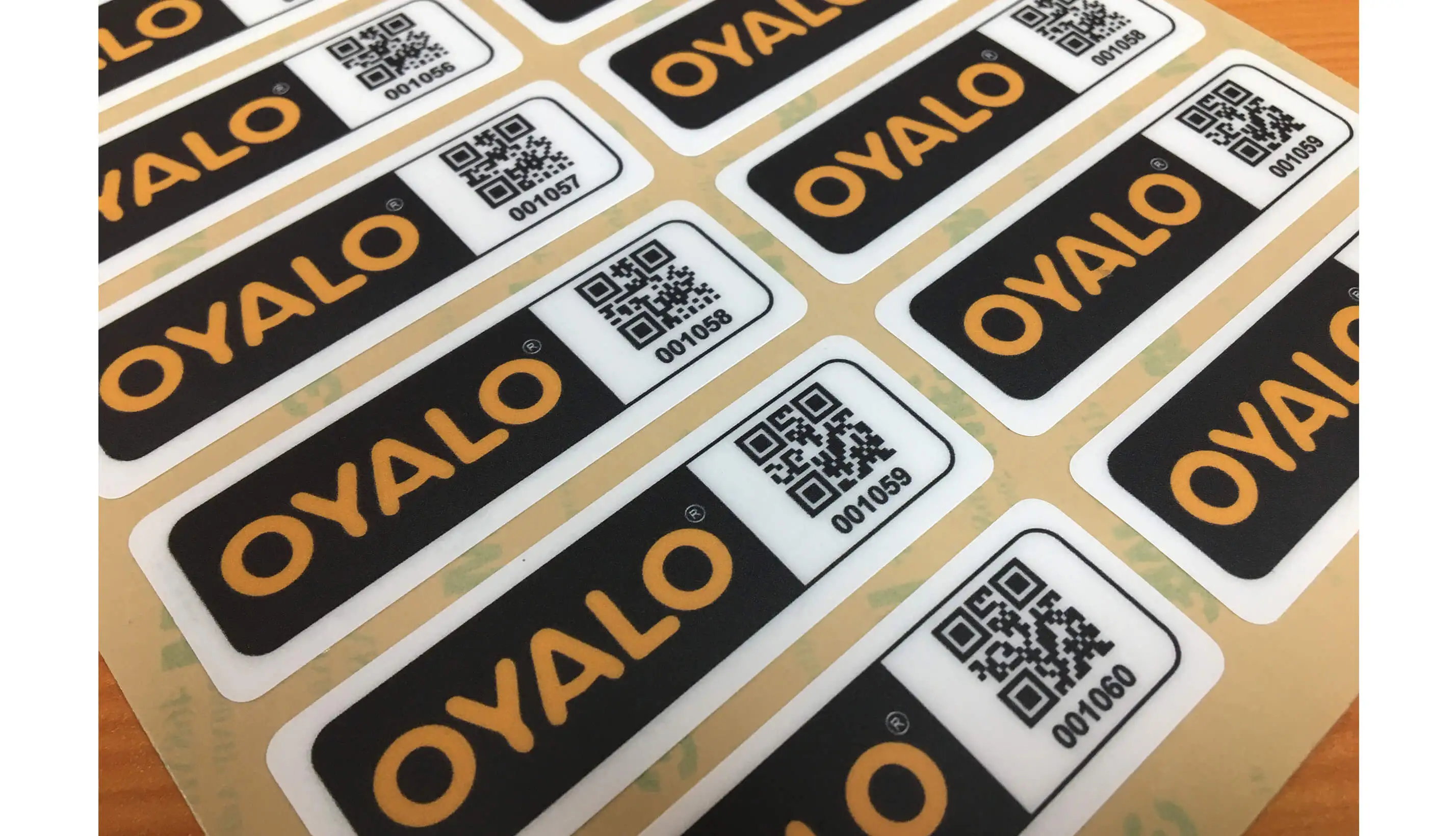 ASSET STICKERS POLYCARBONATE 4
