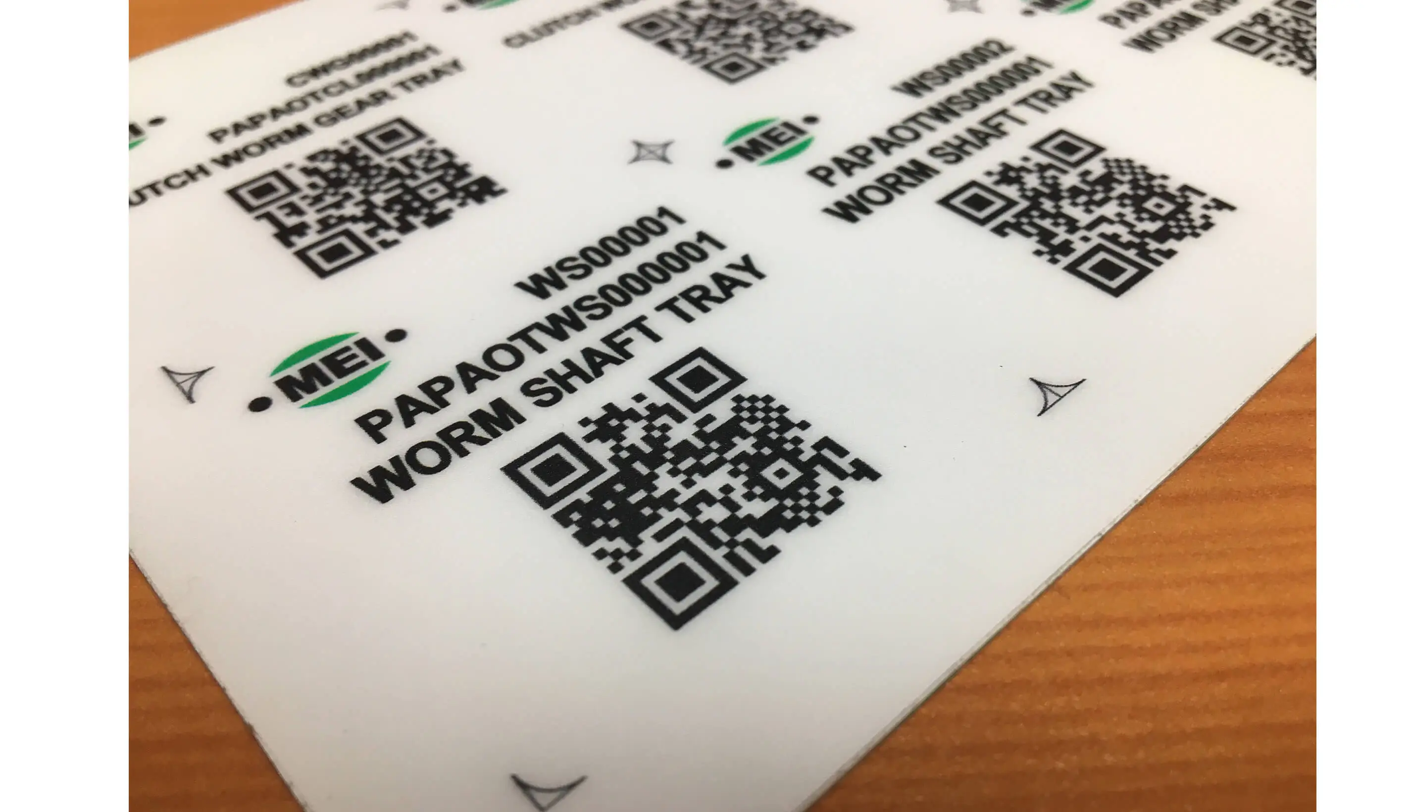 ASSET STICKERS POLYCARBONATE 7